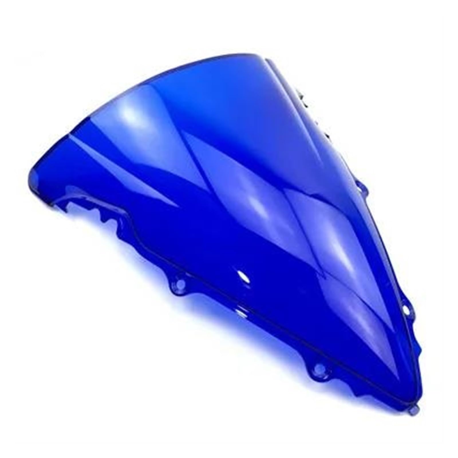 Motorrad Windschutzscheibe Für YZF600 Für R6 Für YZF-R6 Für YZF 600 2003 2004 2005 Schwarz Windschutzscheibe Windschutz Double Bubble Motorrad Flyscreen(Blau) von TAdibu