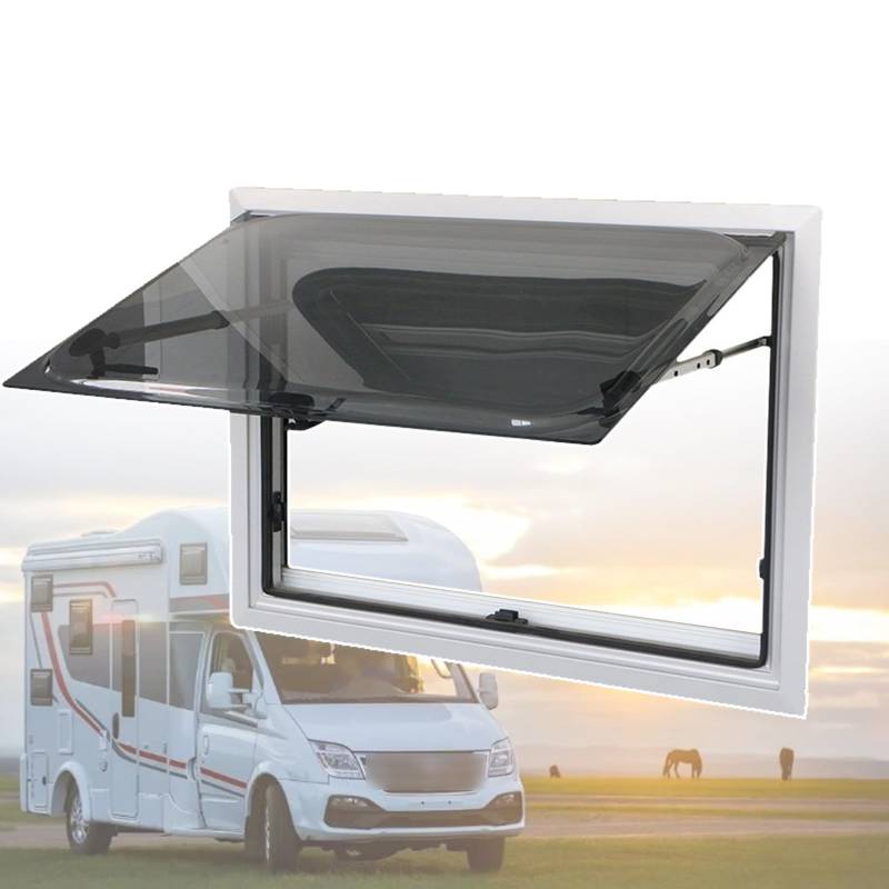 Camper-Wohnmobil-Kassettenfenster, Mit SichtschutzvorhäNgen Im Rahmen, FüR Wohnwagen, Technische Fahrzeuge,700×550mm von TBANVOO