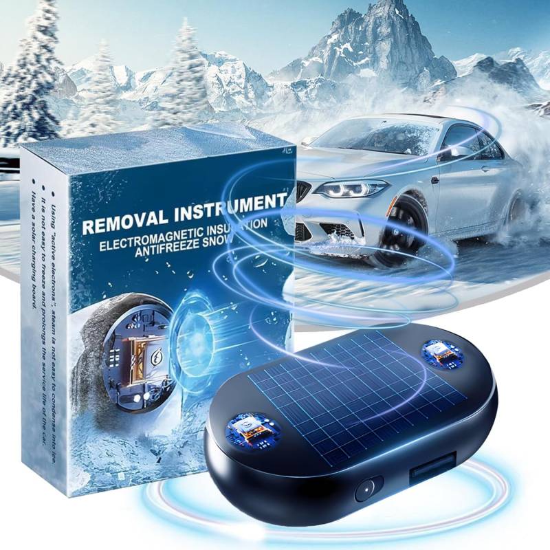 2025 Neu Auto Enteiser, Tragbarer Kinetischer Molekularheizer, Elektromagnetische molekulare Interferenz Frostschutzmittel Schneeräumungswerkzeug, Mikrowellen Molekular Enteisung Instrument (1 Pcs) von TBLMPNE