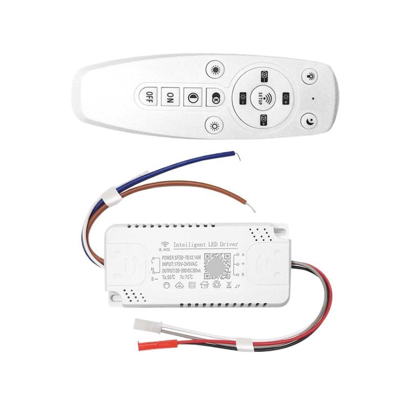 2.4G Intelligent LED driver remote control power supply dimming&color-changeable transformer to LED tape(12-24-40-60W) X2((50-70W)-2) von TBMRSKKN