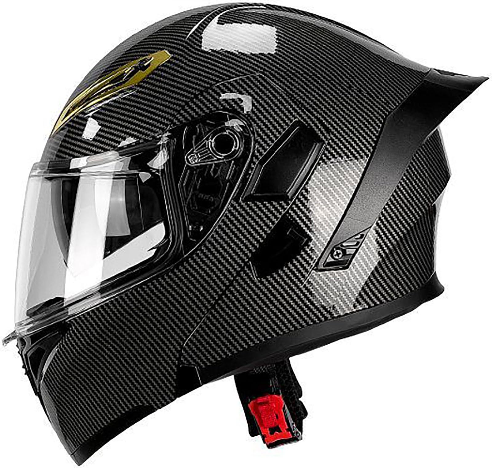 Klapphelm Motorradhelm DOT/ECE-Zertifizierung Flip Up Helm Vollvisierhelm Motorrad Schutzhelm Mit Doppelvisier Integrierter Modular Helm Für Männer Und Frauen Erwachsene 4,M=57-58CM von TBTBZXCV