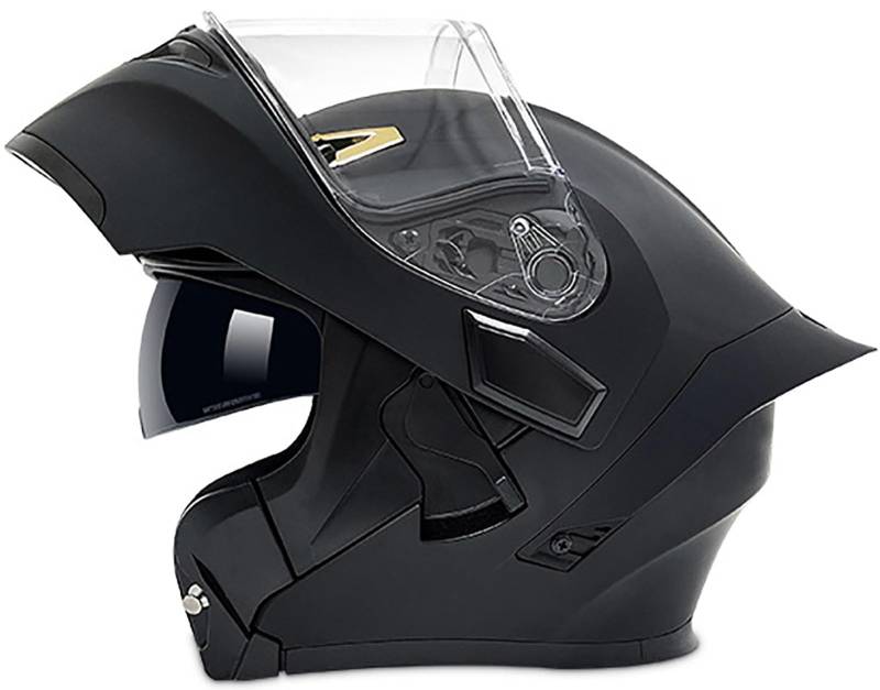 Modularer Helm Motorradhelm, Flip Up Helm Erwachsener Full Face Motorradhelm Mit Doppelvisier, DOT/ECE-Zertifizierung Integralhelm, Motorrad Klapphelm Für Männer Und Frauen 3,L=59-60CM von TBTBZXCV