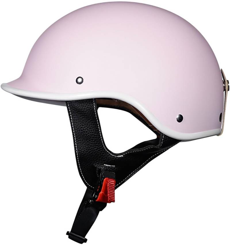 Retro Deutsche Halbhelm Öffnen Motorradhelm Halboffenen Halbschalenhelm DOT/ECE Genehmigt Jethelm Offenem Helm Cruiser Chopper Helm Mopedhelme Für Damen Und Herren Erwachsene 7,S=55-56CM von TBTBZXCV