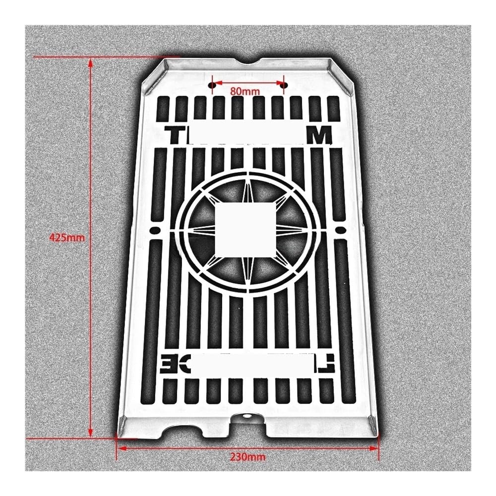 Radiator Guard Motorrad Kühlergrill Schutzfolie Wassertank Kühler Abdeckung Für Y&amaha Für XVS1300 Für XVS 1300 Für Mitternacht Für Star 2006-2016 von TBUOIUE