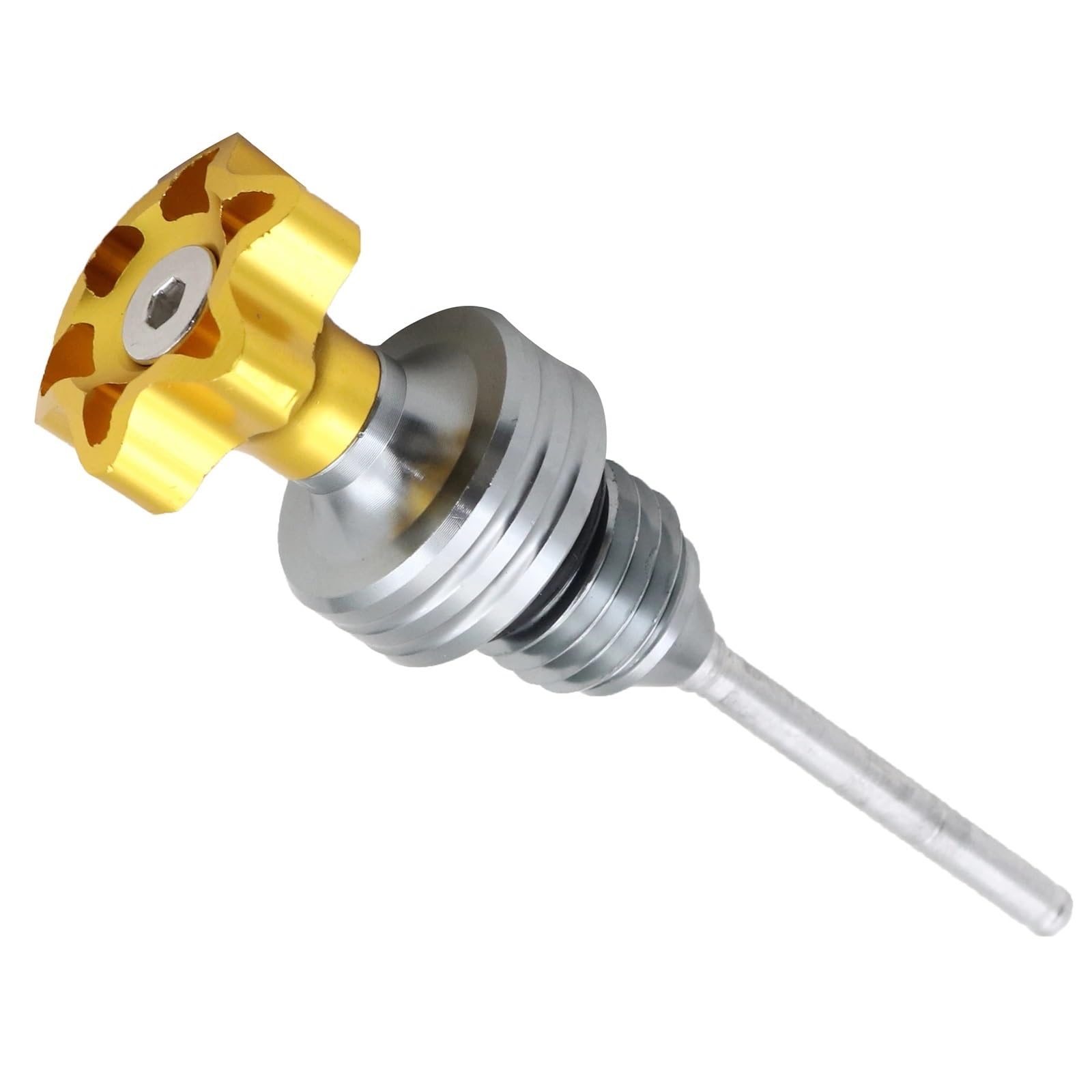 TBUOIUE Anzeige Ölthermometer Motorrad Universal Motor Ölmessstab Einfülldeckel Kurbelgehäuse Ölstandsanzeige Für Roller Für GY6 Für 110cc Für 125cc von TBUOIUE