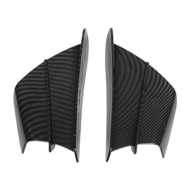 TBUOIUE Flügel Spoiler 1 Paar Motorrad Aerodynamische Flügel Carbon Style Seitenverkleidungen Winglets Universal von TBUOIUE