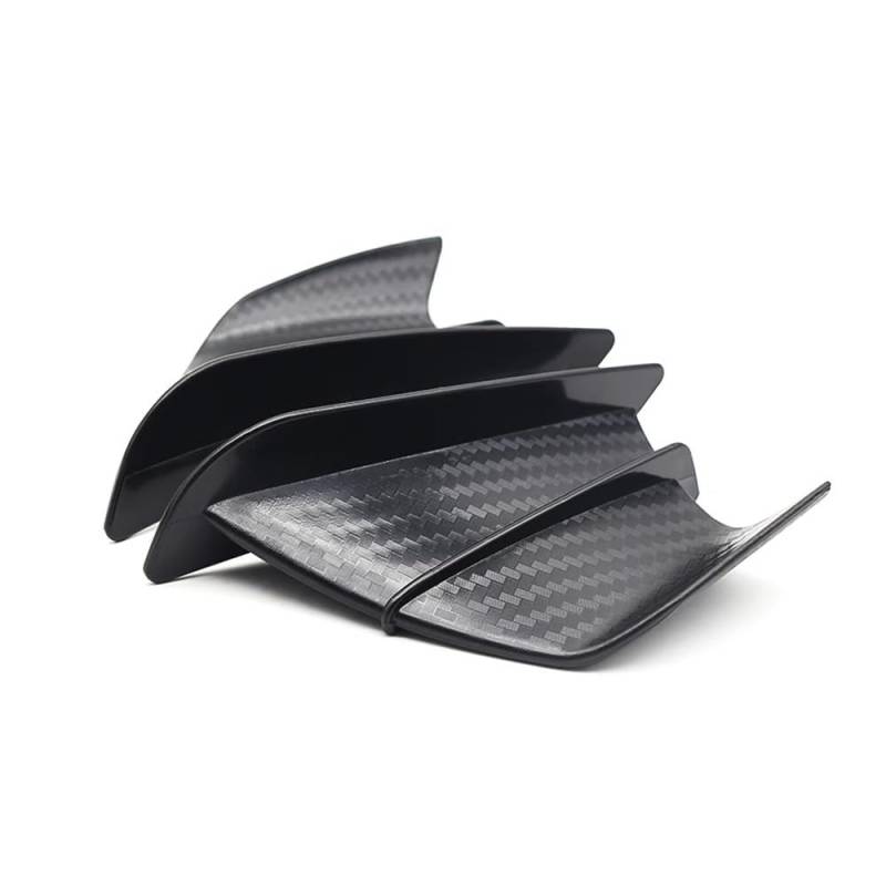 TBUOIUE Flügel Spoiler 2X Universal Motorrad Winglet Aerodynamischer Spoilerflügel Mit Motorrad-Dekorationsaufkleber Für Y&amaha von TBUOIUE