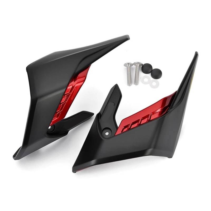 TBUOIUE Flügel Spoiler Frontverkleidung Aerodynamische Winglets Seitenspoiler Dekorativer Dynamischer Flügel-Kit-Aufkleber Für CB650R CB 650R Für 650 R 2019-2023 von TBUOIUE