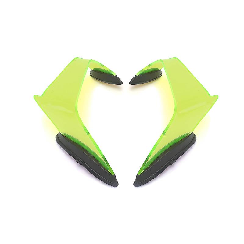 TBUOIUE Flügel Spoiler Für K&awasaki Für ZX10R Für ZX-10R 2021 2023 2024 2025 Motorrad Verkleidung Teile Kit Feste Winglet Aerodynamische Flügel Spoiler von TBUOIUE