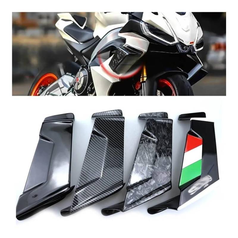 TBUOIUE Flügel Spoiler Für RS660 Für A&prilia Für RS660 Für Tuono 660 RS 660 2021 2022 2023 Motorrad Oberen Verkleidung Flügel Lassen Front Spoiler ABS Kunststoff von TBUOIUE