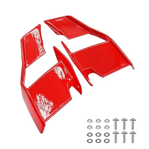 TBUOIUE Flügel Spoiler Für S1000R Für S1000r Für M1000R 2021 2022 2023 2024 Motorrad Feste Flügel Verkleidung Vorne Aerodynamische Spoiler Winglet von TBUOIUE