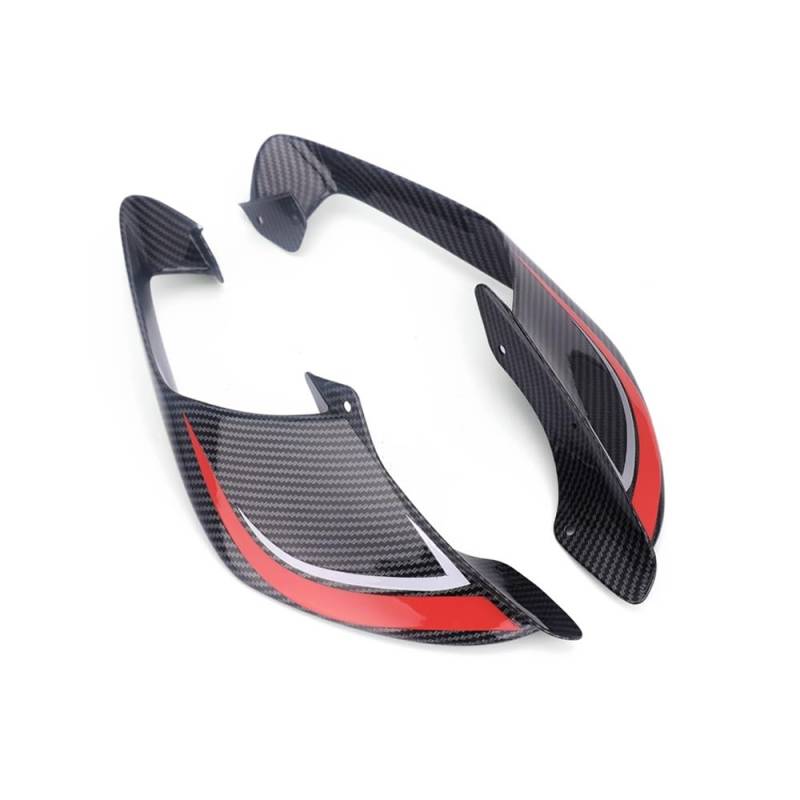 TBUOIUE Flügel Spoiler Für Y&amaha Für YZF R1 2020-2025 Für YZF R1 R1M 2020-2025 Motorrad ABS Aerodynamische Spoiler Winglet Verkleidung Zubehör von TBUOIUE