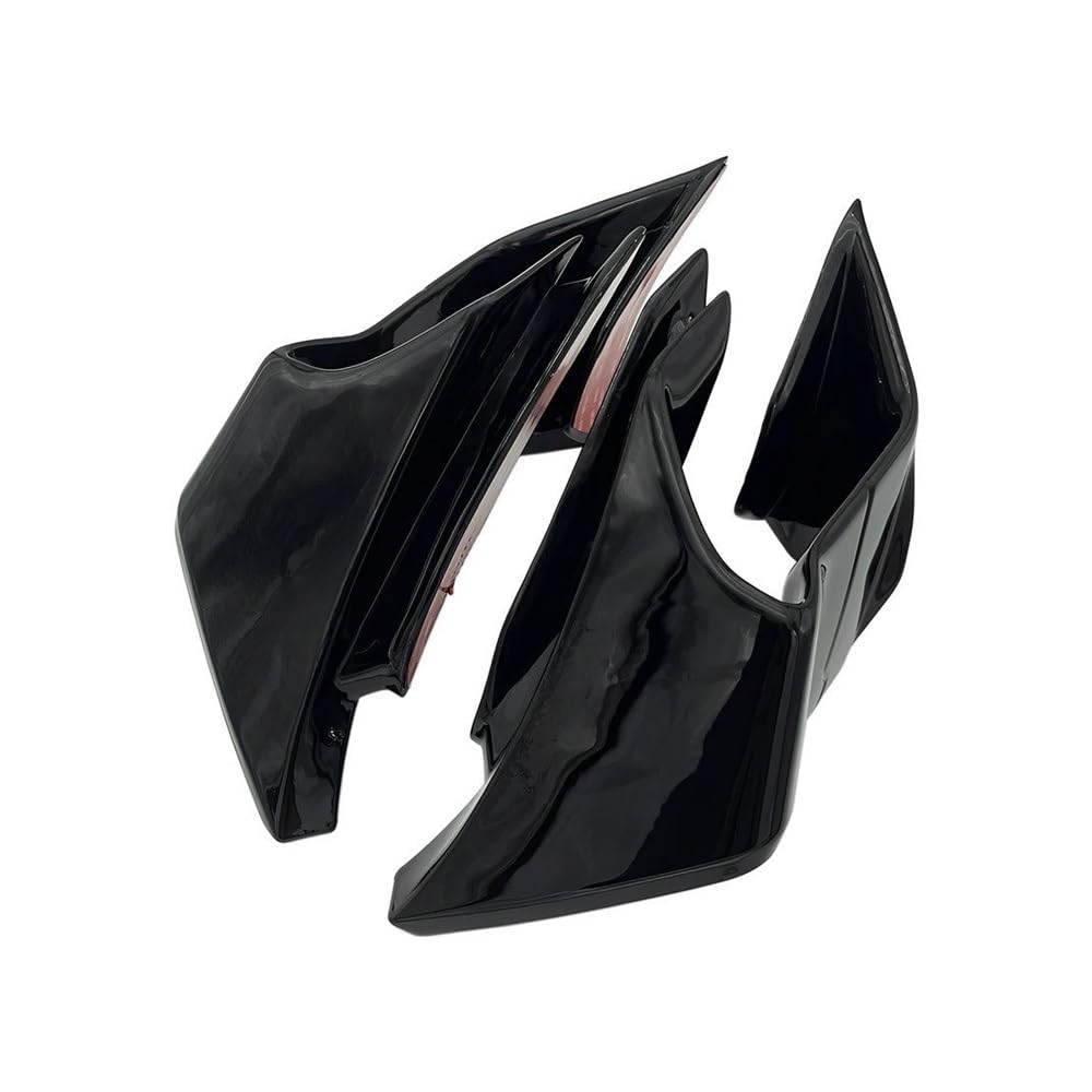 TBUOIUE Flügel Spoiler Für Y&amaha Für YZF-R6 Für YZFR6 Für YZFR6 2017-2022 ABS Motorrad Front Verkleidung Fester Wind Flügel Spoiler Aerodynamische Winglets Schutz Kit von TBUOIUE