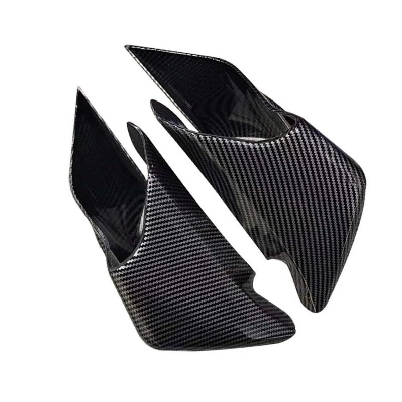 TBUOIUE Flügel Spoiler Motorrad Aerodynamische Winglets Für Y&amaha Für YZF-R1 Für YZF-R25 2015-2023 Für YZF-R3 Feste Wind Flügel Für YZF R1 R3 Für R25 Verkleidung Shell von TBUOIUE