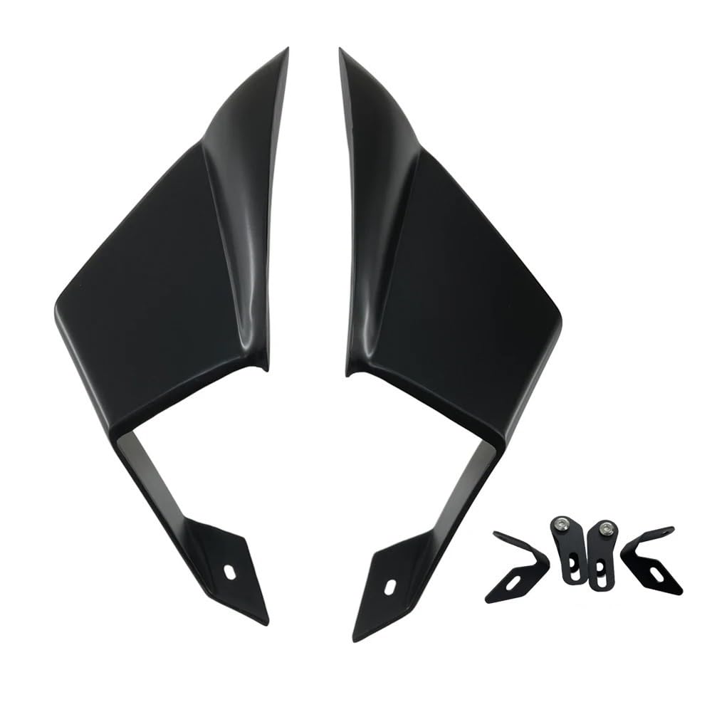 TBUOIUE Flügel Spoiler Motorrad Feste Flügel Spoiler Verkleidung Für K&awasaki Für ZX-10R Für ZX10R 2016 2017 2018 2019 2020 ABS Front Aerodynamische Seite Winglet von TBUOIUE