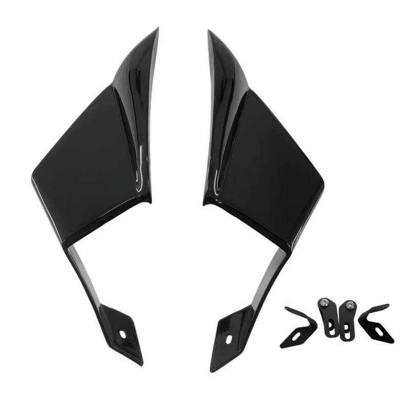 TBUOIUE Flügel Spoiler Motorrad Feste Flügel Spoiler Verkleidung Für K&awasaki Für ZX-10R Für ZX10R 2016 2017 2018 2019 2020 ABS Front Aerodynamische Seite Winglet von TBUOIUE