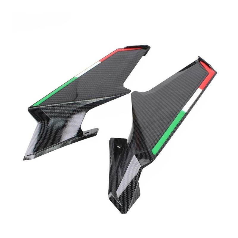 TBUOIUE Flügel Spoiler Motorrad Feste Wind Flügel Flow Front Verkleidung Seite Spoiler Winglets Für Y&amaha Für MT07 Für MT03 Für MT10 Für FZ07 Für FZ03 von TBUOIUE