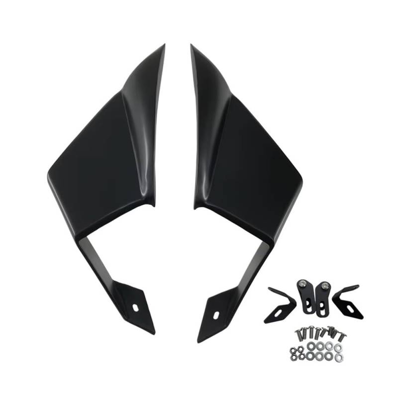 TBUOIUE Flügel Spoiler Motorrad Feste Wind Flügel Für K&awasaki Für ZX10R Für ZX-10R 2016-2020 ABS Kunststoff Vorne Aerodynamische Seite Winglet Spoiler Verkleidung von TBUOIUE