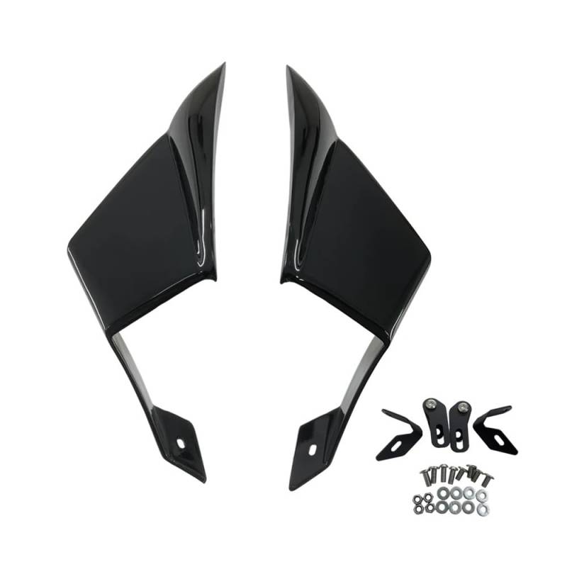 TBUOIUE Flügel Spoiler Motorrad Fixed Wing Spoiler Verkleidung Für K&awasaki Für ZX-10R Für ZX10R 2016 2017 2018 2019 2020 ABS Front Aerodynamische Seite Winglet von TBUOIUE