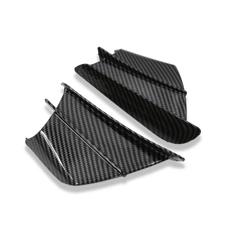 TBUOIUE Flügel Spoiler Motorrad-Frontverkleidung Aerodynamische Winglets Dynamisches Flügel-Kit Für Y&amaha Für K&awasaki Für Nmax Für Xmax R3 Für R25 Für Z400 von TBUOIUE