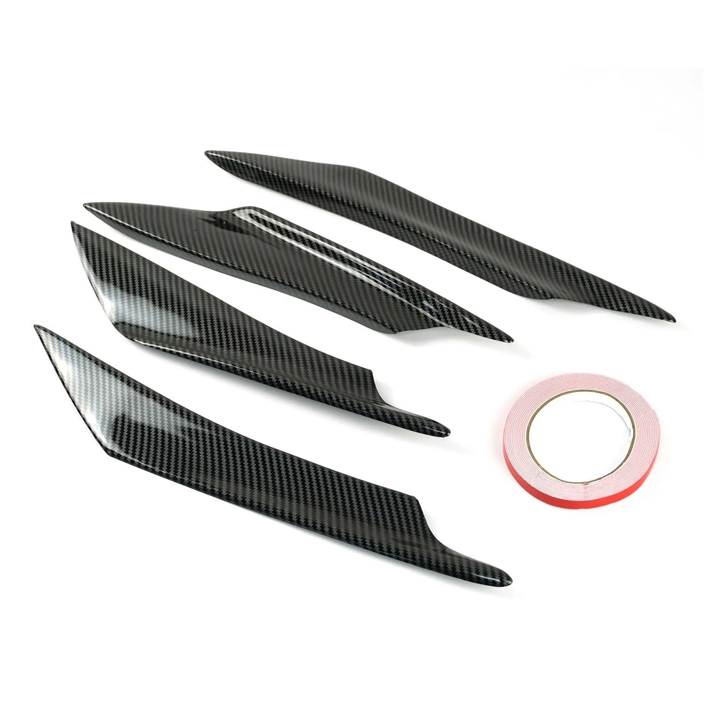 TBUOIUE Flügel Spoiler Universal Motorrad Winglet Front Flügel Air Deflect Kit 4PCS Für Y&amaha Für YZFR6 Für YZFR1 Für YZFR3 Für YZF R6 R1 R3 Roller von TBUOIUE