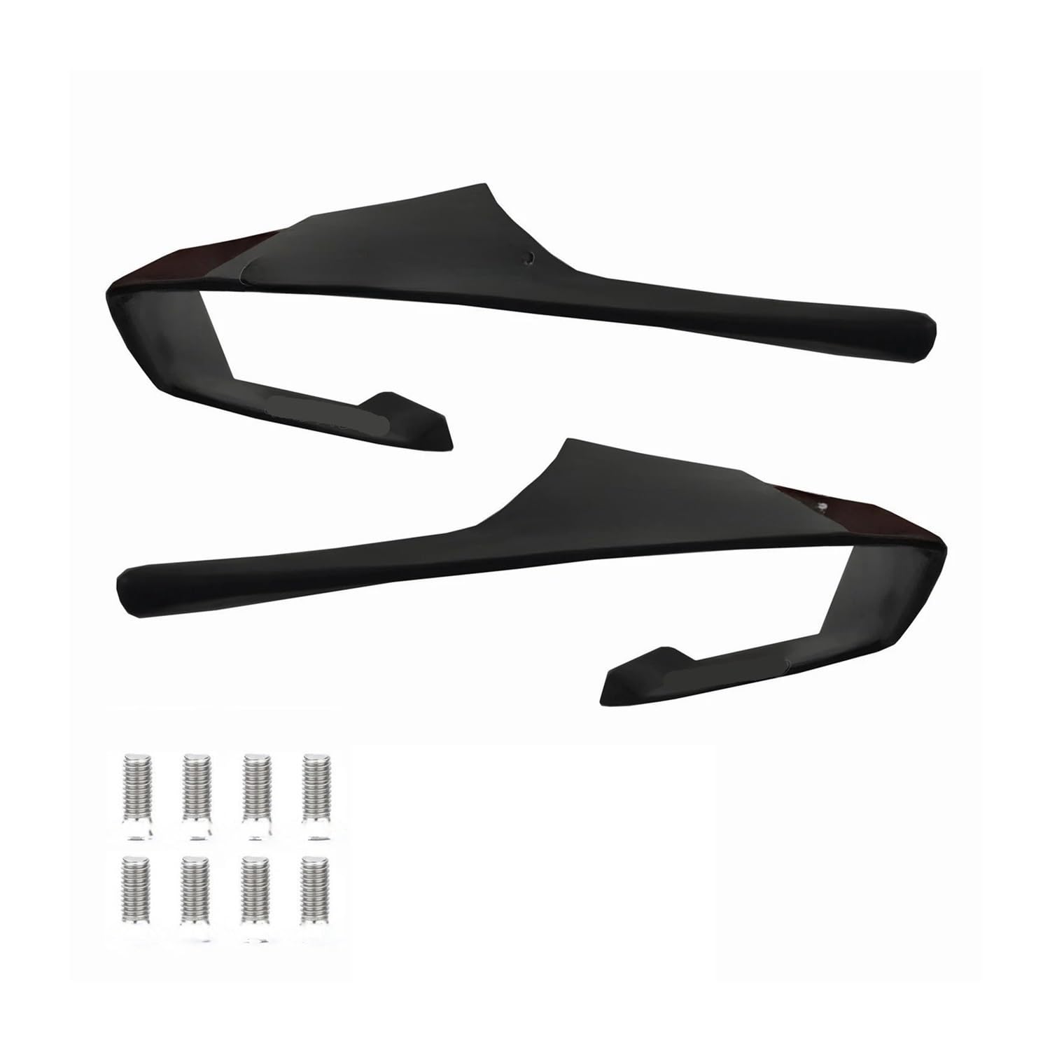 TBUOIUE Flügel Spoiler Winglet Verkleidung Für K&awasaki Für Ninja400 Für N&inja 400 2018 2019 2020 2021 2022 2023 Motorrad Moto Front Upper Spoiler GP Wing Let von TBUOIUE