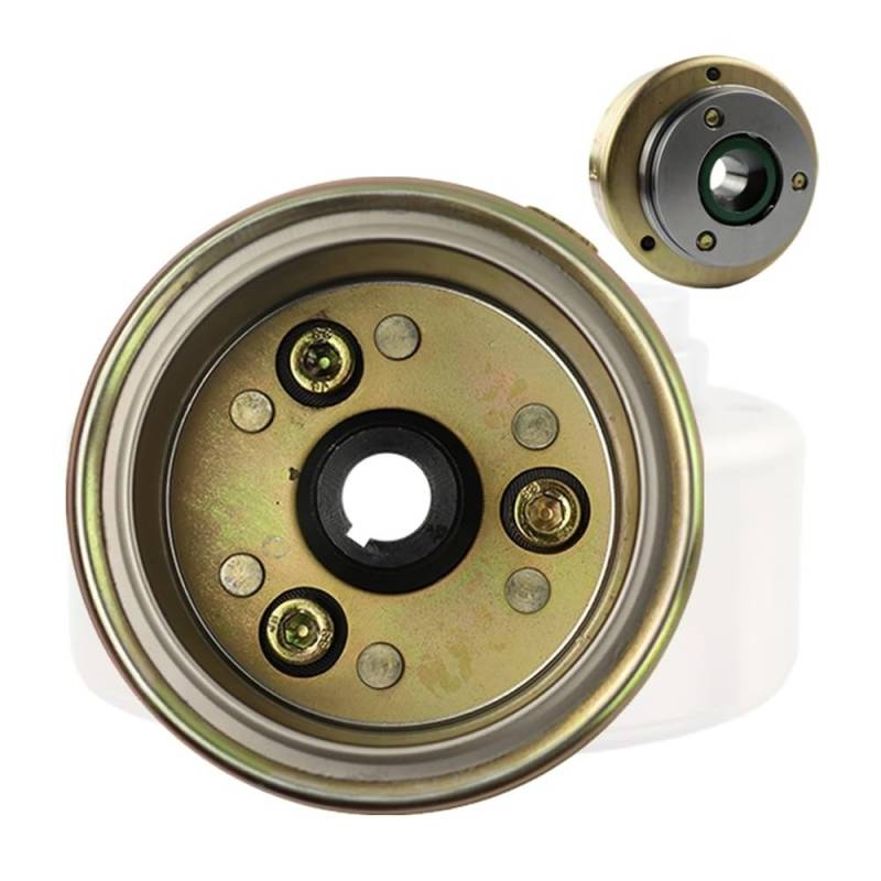 TBUOIUE Stator Spule Komplette Magneto-Statorspule Mit Schwungradrotor Für Motorradroller Für GY6 Für 125cc Für 150cc von TBUOIUE