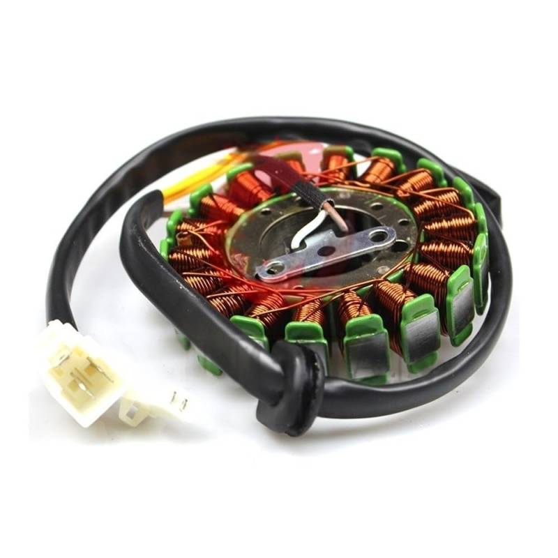 TBUOIUE Stator Spule Motorrad Rotor Magnetische Zylinder 18-Pole Stator Spule Für AN125 Für HJ125T-7-8A Für HS125T-2 Für AN150 von TBUOIUE