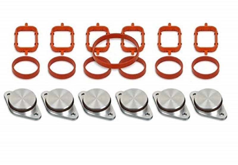 TBVPARTS Schmetterlings-Sammler-Set, 33 mm, 6 Zylinder, 525d 530d 535d mit Originaldichtungen 71-33109-10 71-77546-00 40-77535-00 116177 90701 von TBVPARTS