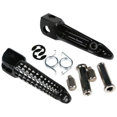 TCMT Vorderes Fußrasten Fußrastenhalterungs-Set Passend für Kawasaki Ninja ZX6R 2003–2020, ZX10R 2004–2020, 650R (EX650), 2006–2013, Z1000 2003–2016, Z750/Z750S 2004–2011 von TCMT