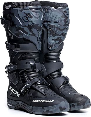 TCX Comp Evo 2 Michelin Camo, Stiefel - Schwarz/Grau - 38 EU von TCX