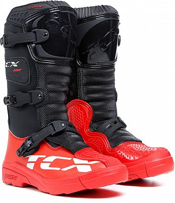 TCX Comp Kid, Stiefel Kinder - Schwarz/Rot - 34 EU von TCX