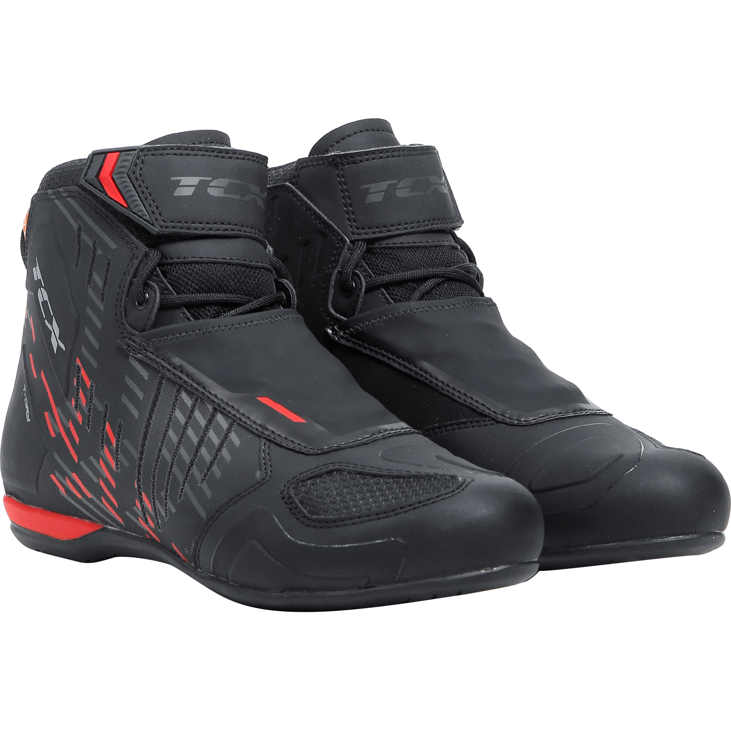 TCX R04D WP Motorradschnürstiefel kurz rot 40 Herren von TCX