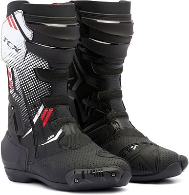 TCX S-TR1 Air, Stiefel perforiert - Schwarz/Weiß/Rot - 38 EU von TCX