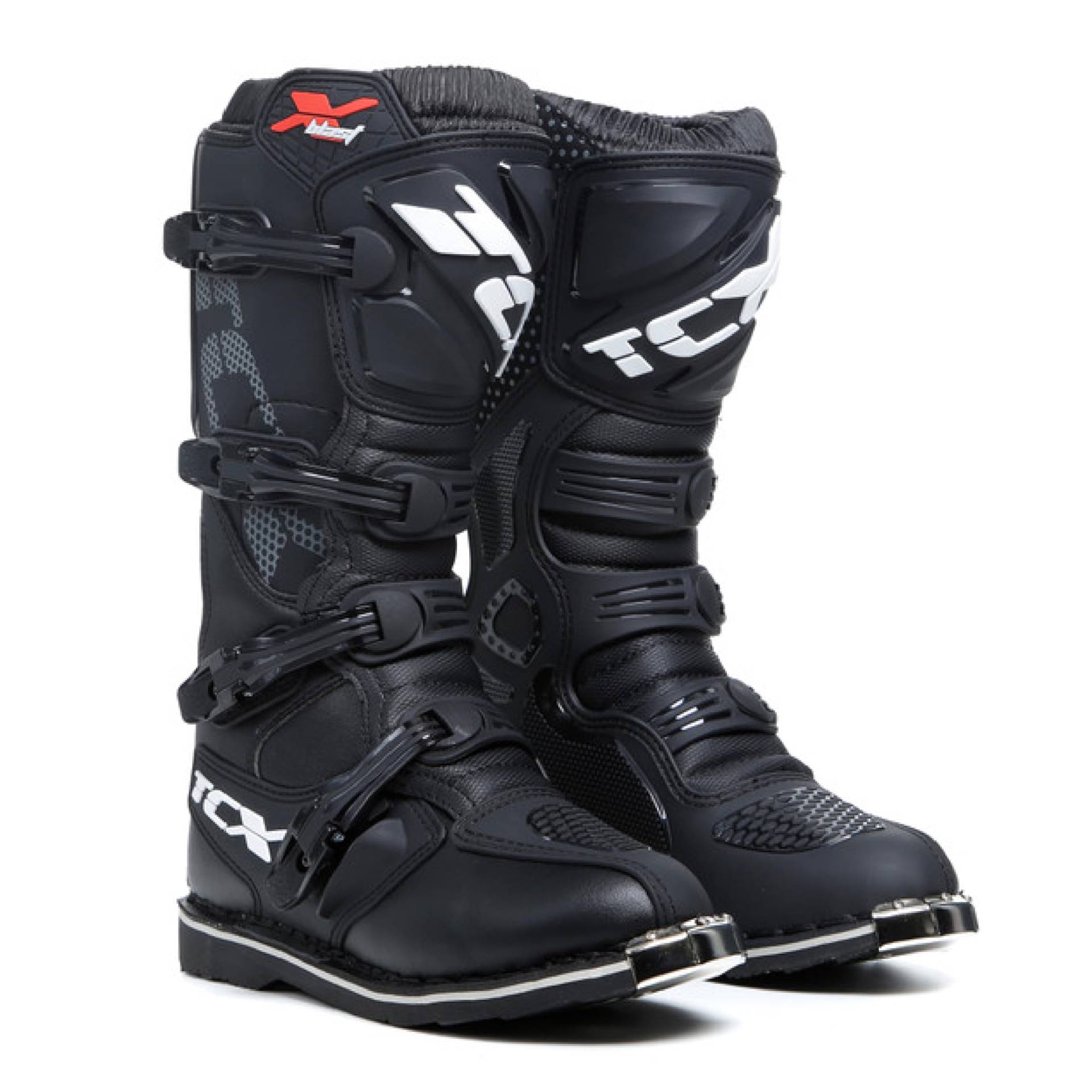 TCX - X-Blast, Herren-Motocross-Stiefel, Enduro-Stiefel, Off-Road-Stiefel mit Mikrofaser-Obermaterial und Goodyear-Laufsohle, Schwarz von TCX