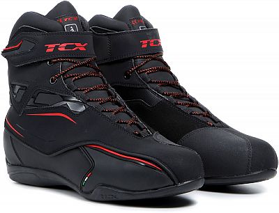 TCX Zeta WP, Schuhe wasserdicht - Schwarz/Rot - 37 EU von TCX