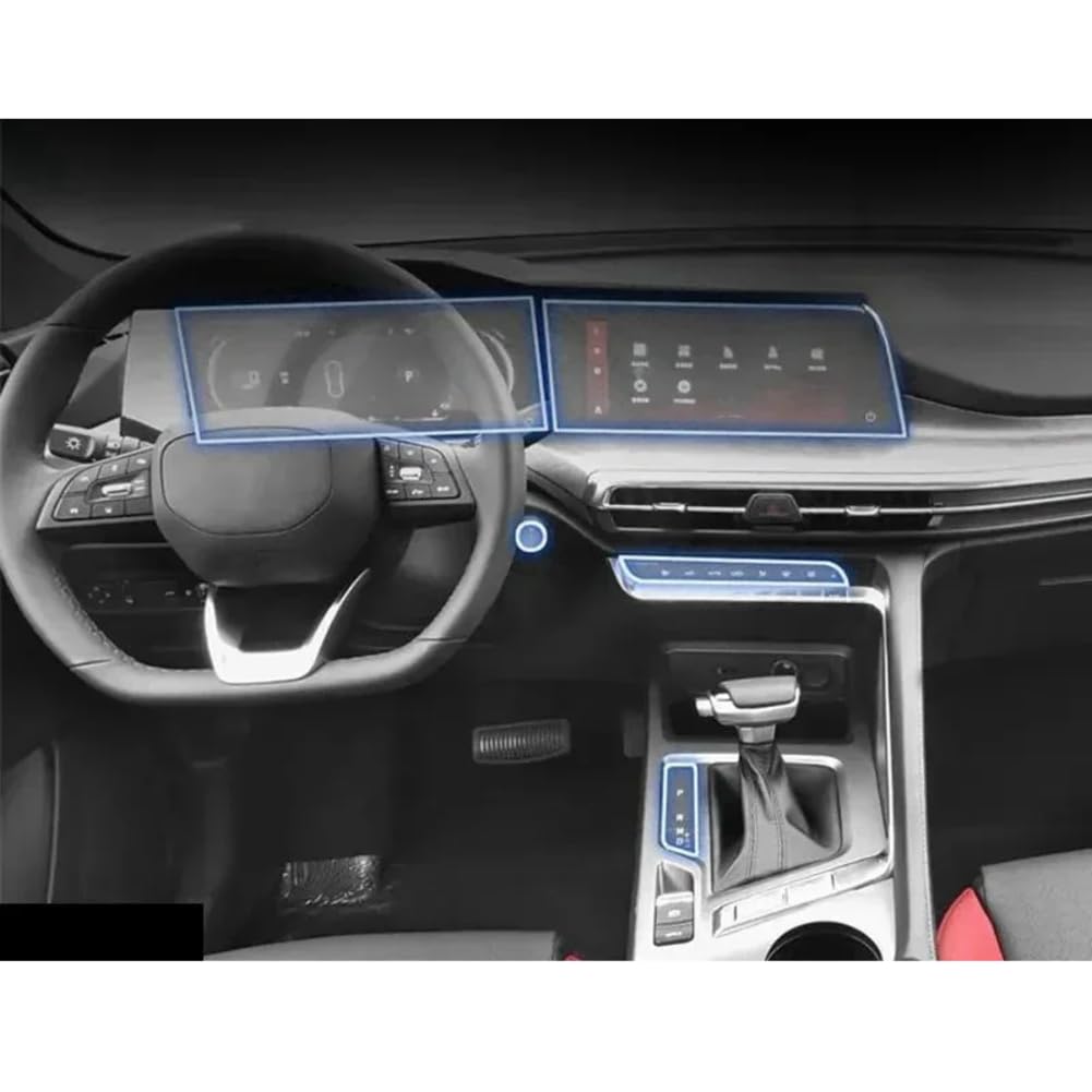 Für Changan CS35 Plus 2022 2023 Auto-Innenraum-Autotür-Mittelkonsole Media Dashboard-Navigation TPU Anti-Kratz-Schutzfolie von TDLROKRL