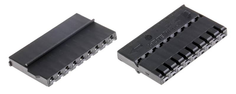 TE Connectivity AMP MCP 1.5K Automotive, Kfz-Steckverbinder, Einsatz, Buchse, 9-polig, Schwarz / 1-reihig von TE