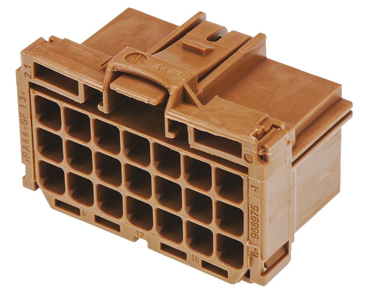 TE Connectivity AMP MCP 2.8 Automotive, Kfz-Steckverbinder, Buchse, Raster 5.5mm, 21-polig / 3-reihig von TE