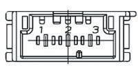 TE Connectivity AMP MCP 2.8 Automotive, Kfz-Steckverbinder, Stecker, Raster 5.5mm, 3-polig / 1-reihig von TE