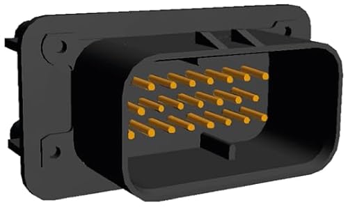 TE Connectivity AMPSEAL Automotive, Kfz-Steckverbinder, Leiterplattensteckverbinder, Stecker, 23-polig, Schwarz / von TE