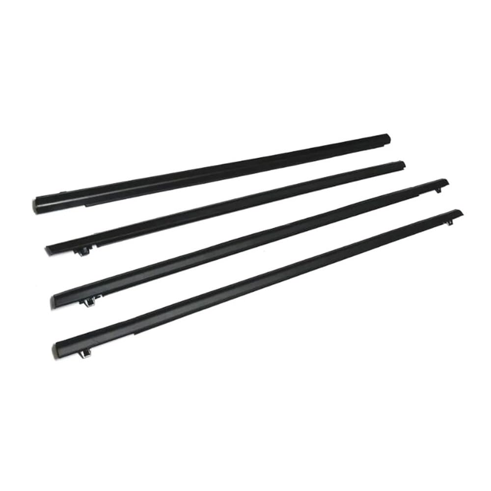 Autofenster Dichtungsstreifen 4PCS Auto Äußere Fenster Gummi Dichtungs Wasserdichte Druck Streifen Abdichtung Gürtel Moulding Trim Für FIT Für JAZZ Für GEN2 2009-2014 von TEAKEA