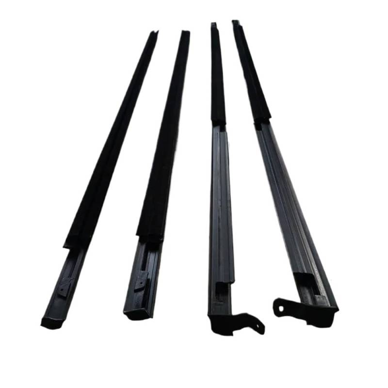 Autofenster Dichtungsstreifen 4Pcs Fenster Weathers Seite Tür Glass Äußere Moulding Trim Dicht Gürtel Für Pajero Für Montero V73 V93 Für V97 2000-2016 von TEAKEA