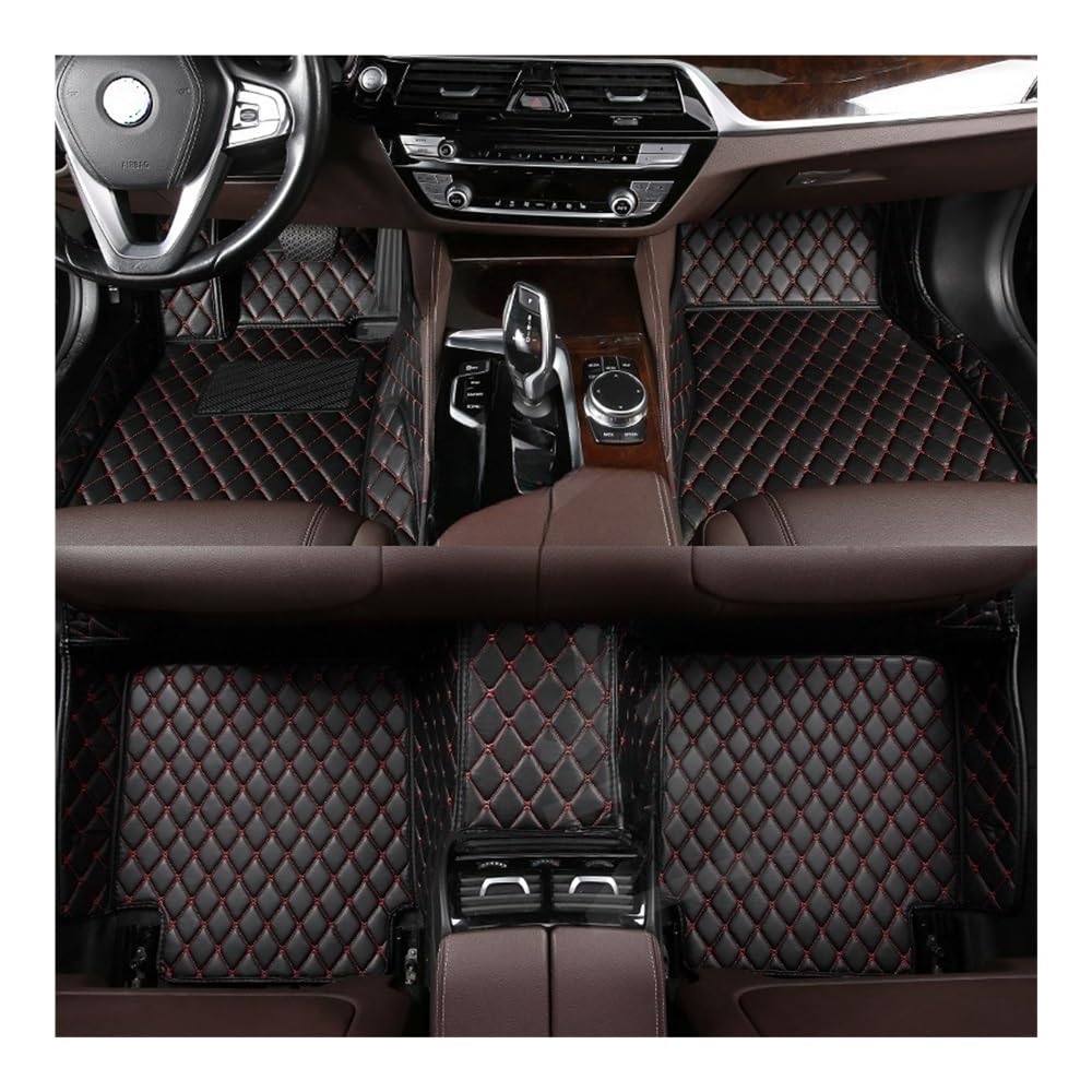 Gummimatten Auto Fussmatte Für 6er-Serie Für E63 2-Türer 2003-2010 Custom Car Floor Mat Interior Zubehör Teppich Kofferraummatte Auto Matte Set Allwetter Auto FußMatten von TEAKEA