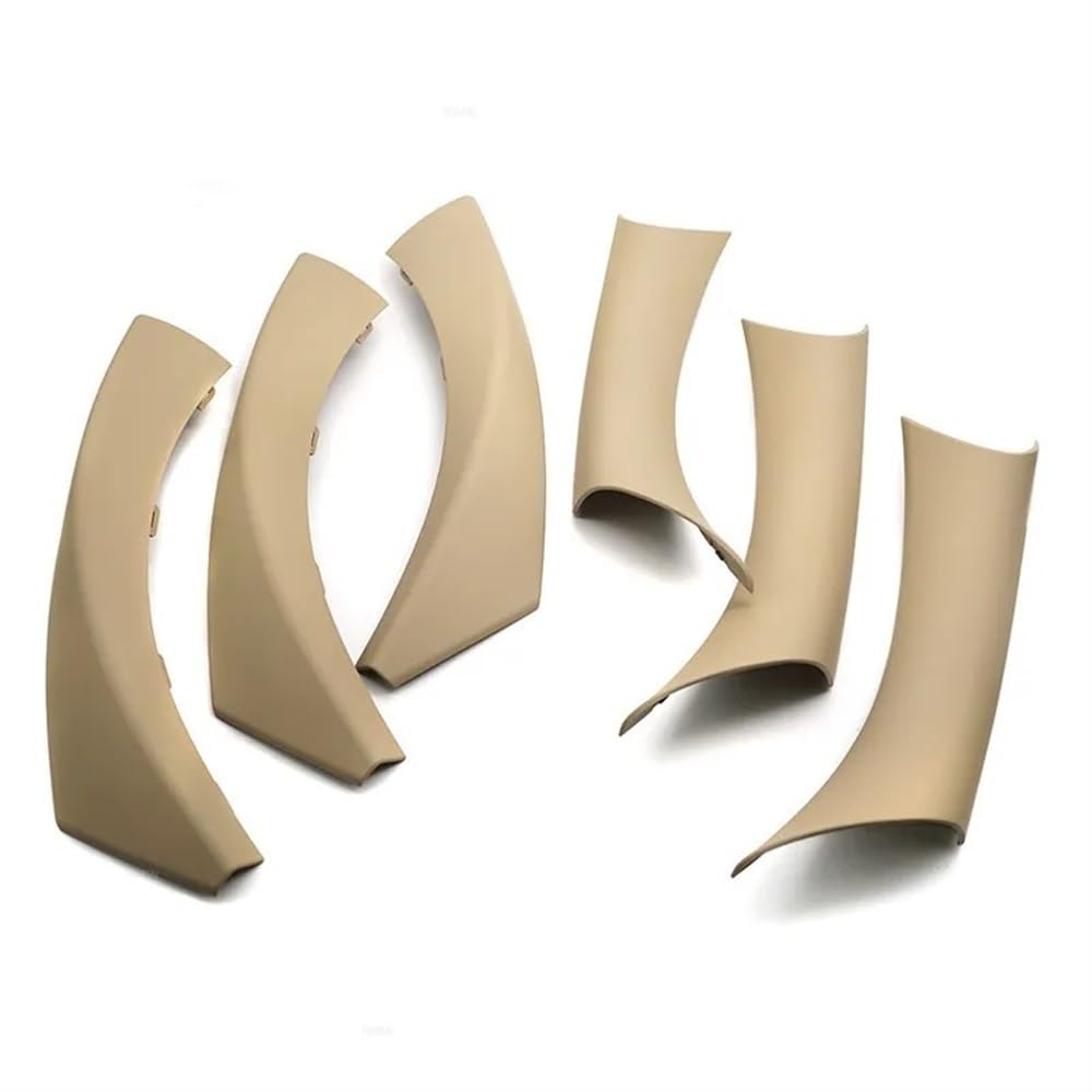 Links rechts innen Türgriffe Für 3er-Serie Für E90 Für E91 318 320 325 LHD Car Styling Türverkleidung Griffabdeckungen Textur Armlehne Schutzverkleidung(BEIGE) von TEAKEA