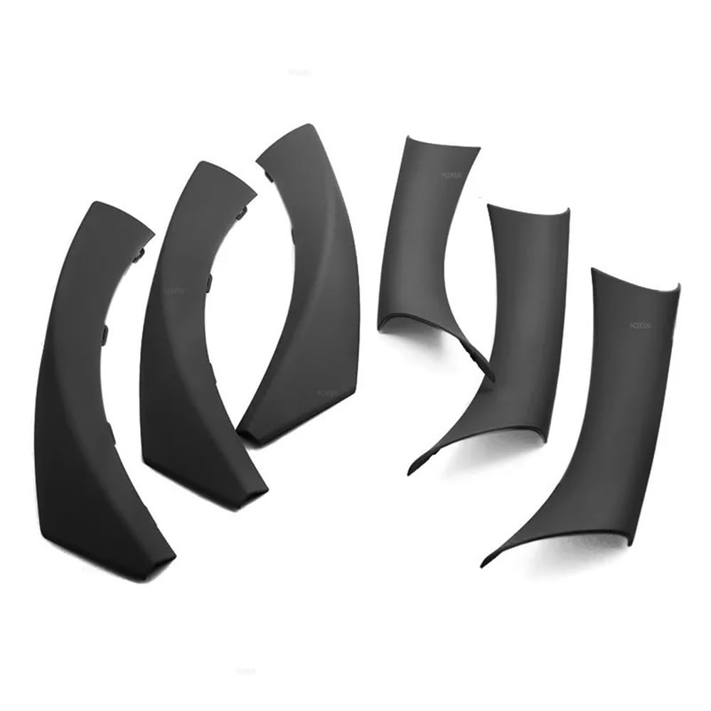 Links rechts innen Türgriffe Für 3er-Serie Für E90 Für E91 318 320 325 LHD Car Styling Türverkleidung Griffabdeckungen Textur Armlehne Schutzverkleidung(Black) von TEAKEA