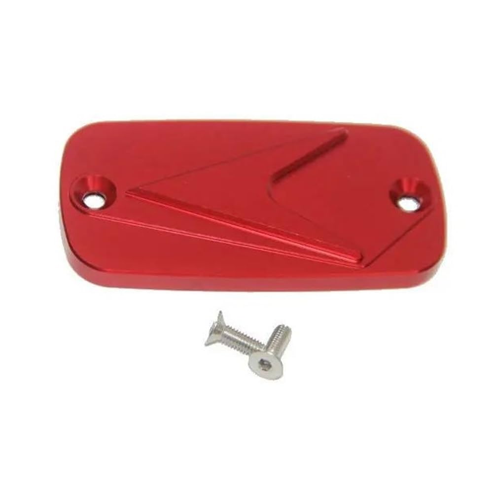 TEAKEA Deckel Bremsflüssigkeitsbehälter Motorrad Für CB400 SF Für CBF600 S Für CBR600F Für CBR600 RR Für Hornet 600 Motorrad Brems Reservoir Kappe Abdeckung(Red) von TEAKEA