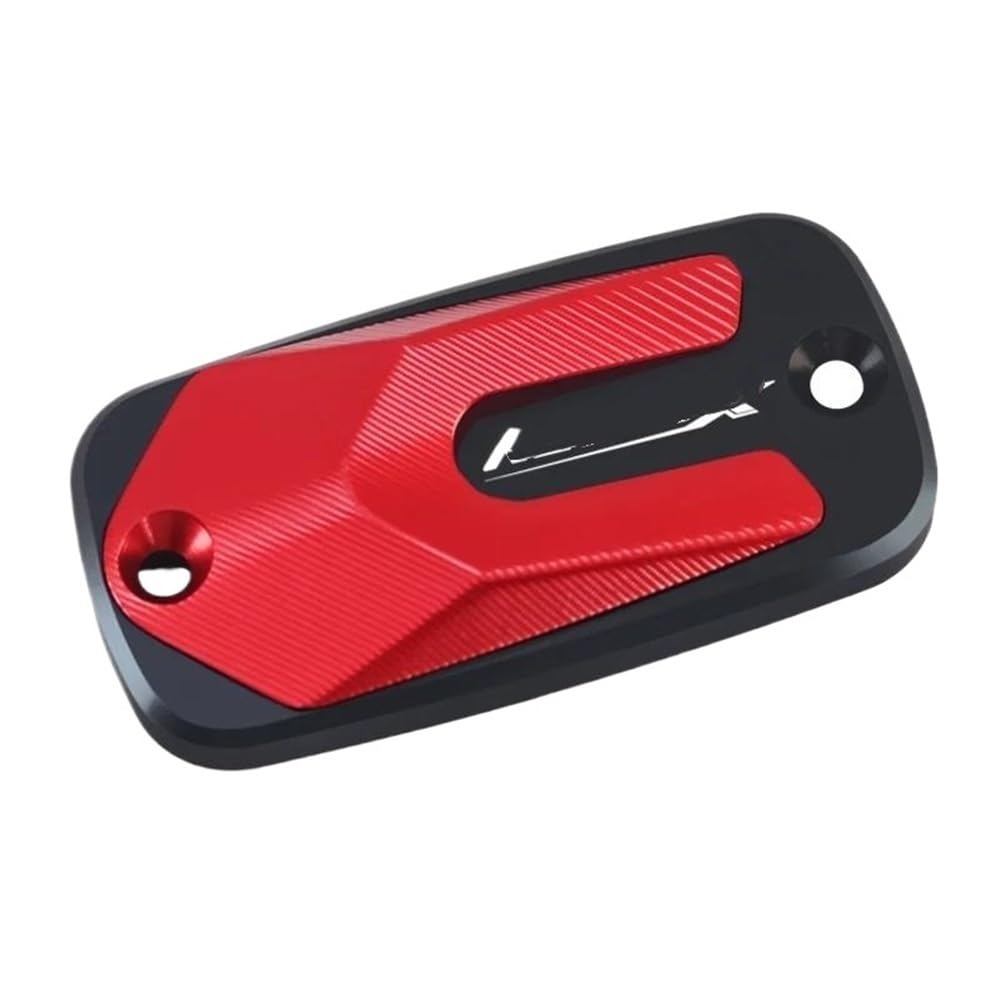 TEAKEA Deckel Bremsflüssigkeitsbehälter Motorrad Für NC750X 2012-2024 Motorradzubehör Vorderradbremsbehälter Flüssigkeitstankdeckel Ölbecherdeckel(Red) von TEAKEA