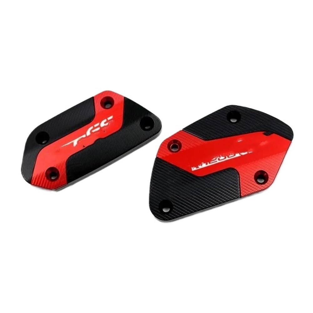 TEAKEA Deckel Bremsflüssigkeitsbehälter Motorrad Für R1250GS Für Abenteuer Motorrad Vorne Kupplung Bremsflüssigkeit Reservoir Kappen Öl Tank Abdeckung Motorrad Brems Flüssigkeit Kappe(Red) von TEAKEA