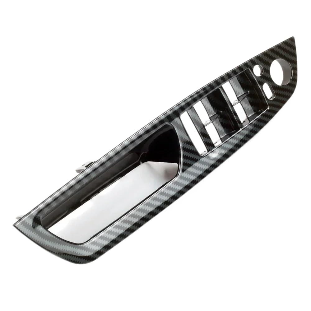 TEAKEA Links rechts innen Türgriffe Für E70 Für E71 Für E72 Für X5 Für X6 2007-2013 Armlehne Auto Innentürgriff Innenverkleidung Pull Trim Abdeckung(LHD-Carbon Fiber) von TEAKEA